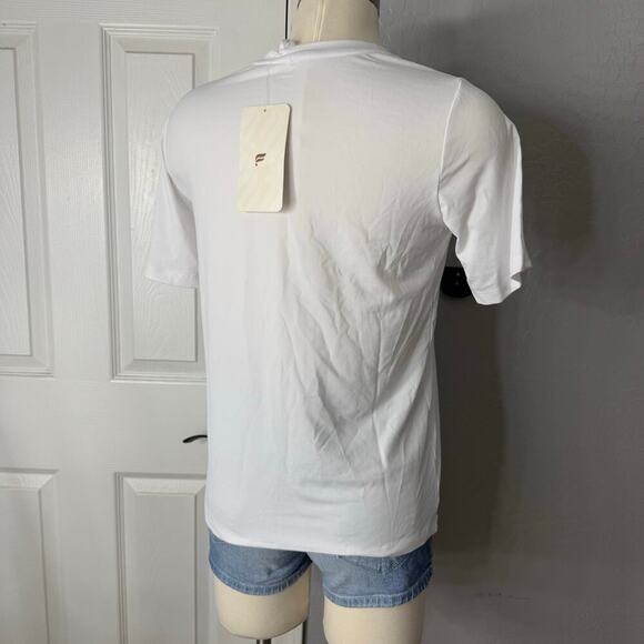 FABLETICS BLAKE S/S Long Tee, White, XXS - Picture 2 of 5